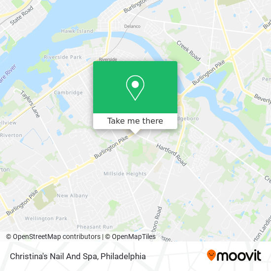 Christina's Nail And Spa map
