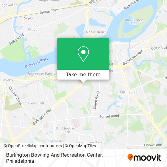 Burlington Bowling And Recreation Center map