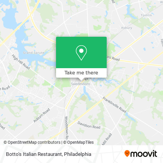 Botto's Italian Restaurant map