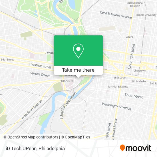 iD Tech UPenn map