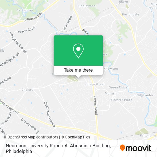 Mapa de Neumann University Rocco A. Abessinio Building