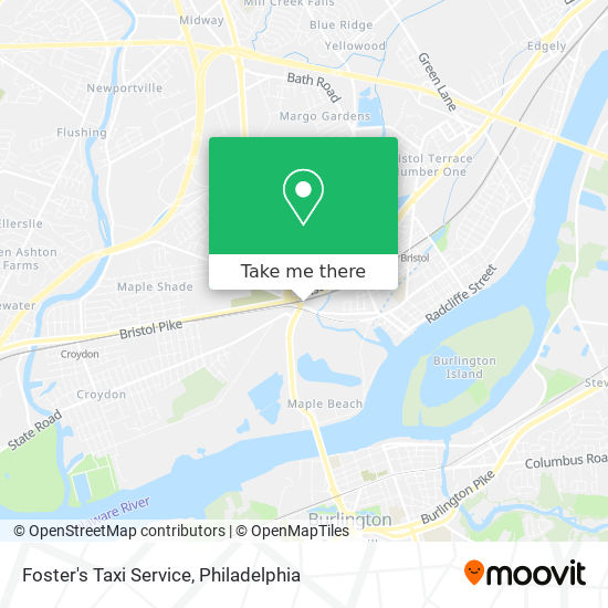 Foster's Taxi Service map