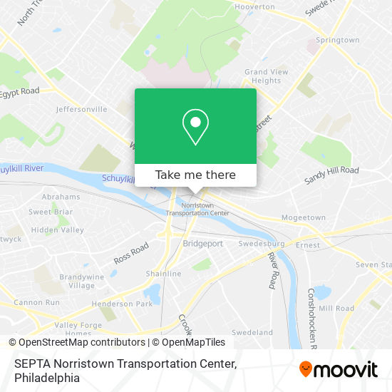 Mapa de SEPTA Norristown Transportation Center