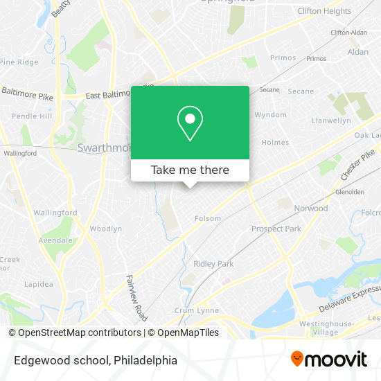 Mapa de Edgewood school