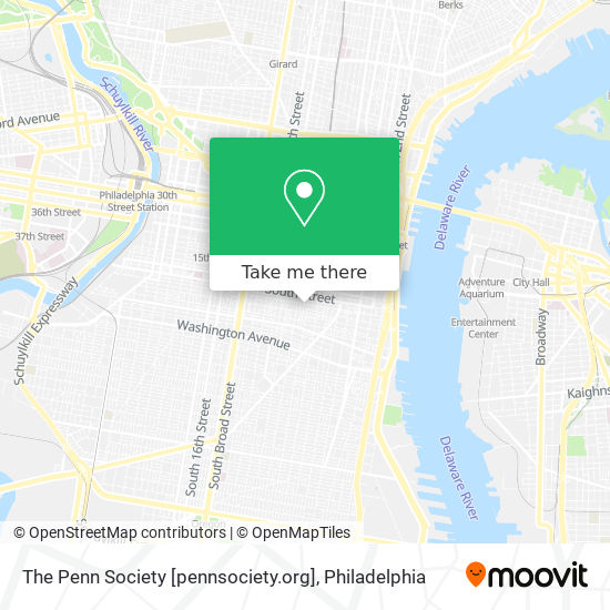 Mapa de The Penn Society [pennsociety.org]