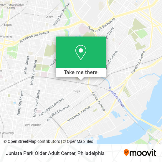 Mapa de Juniata Park Older Adult Center