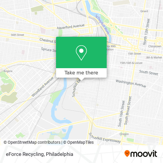 eForce Recycling map