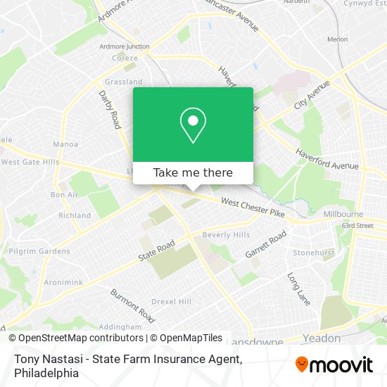 Tony Nastasi - State Farm Insurance Agent map