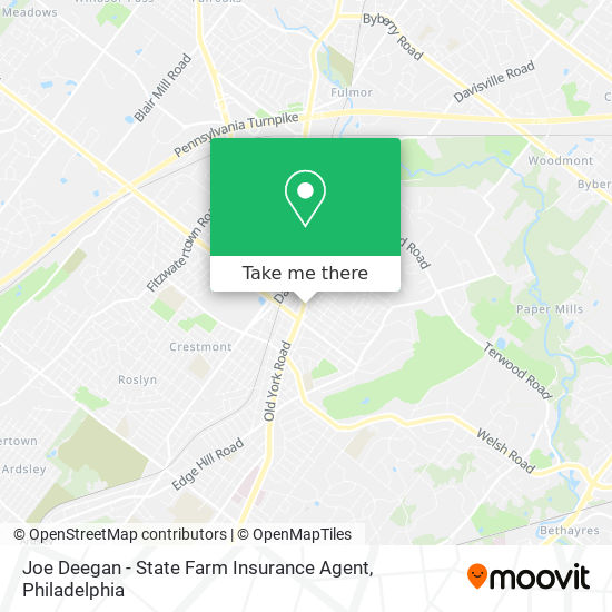 Joe Deegan - State Farm Insurance Agent map