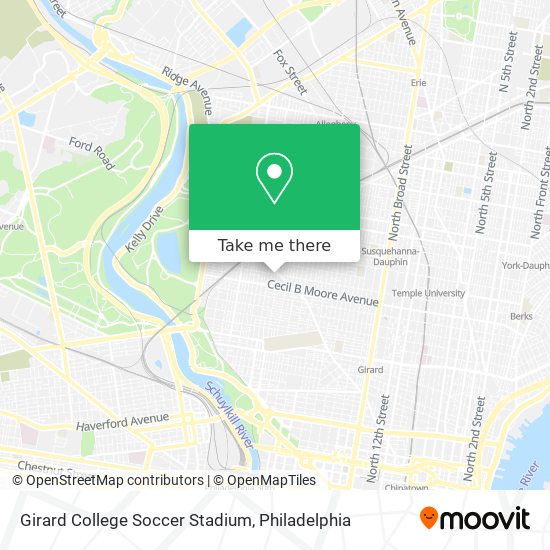 Mapa de Girard College Soccer Stadium