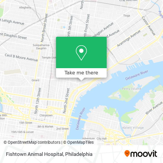 Fishtown Animal Hospital map