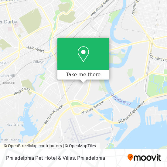 Philadelphia Pet Hotel & Villas map