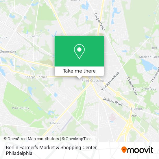 Mapa de Berlin Farmer's Market & Shopping Center