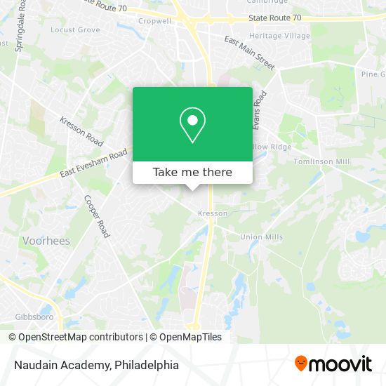 Naudain Academy map