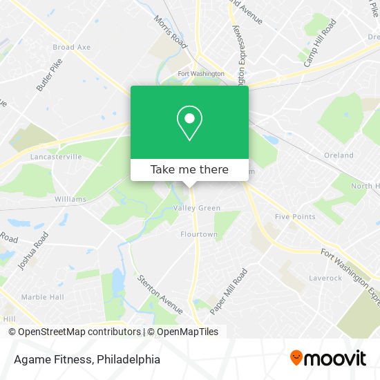 Agame Fitness map
