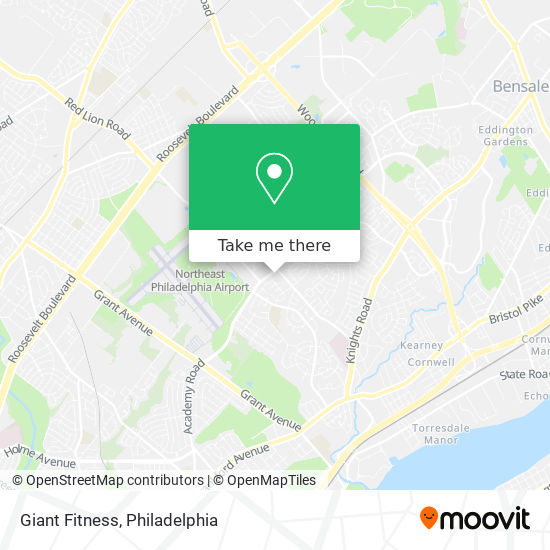 Mapa de Giant Fitness