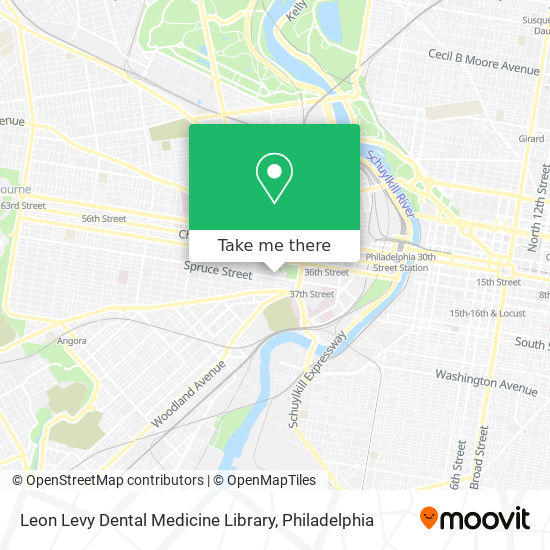 Mapa de Leon Levy Dental Medicine Library