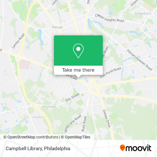 Mapa de Campbell Library