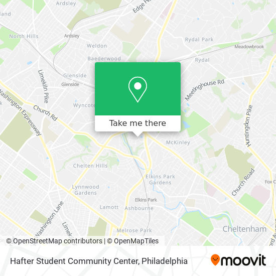 Mapa de Hafter Student Community Center