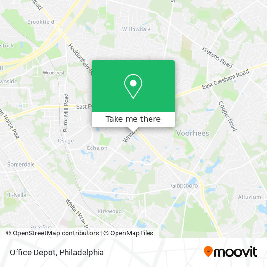 Office Depot map