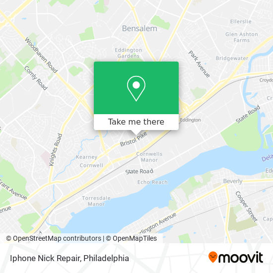 Iphone Nick Repair map