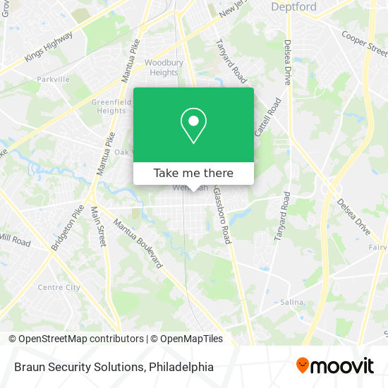 Braun Security Solutions map