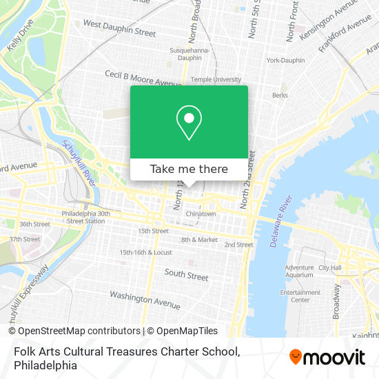 Folk Arts Cultural Treasures Charter School map