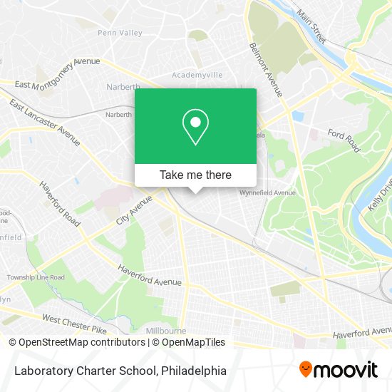 Mapa de Laboratory Charter School