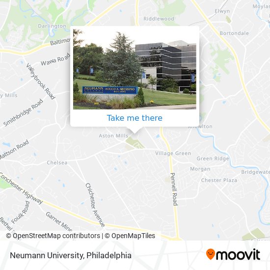 Neumann University map
