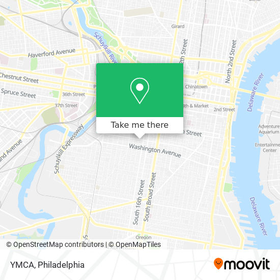 YMCA map