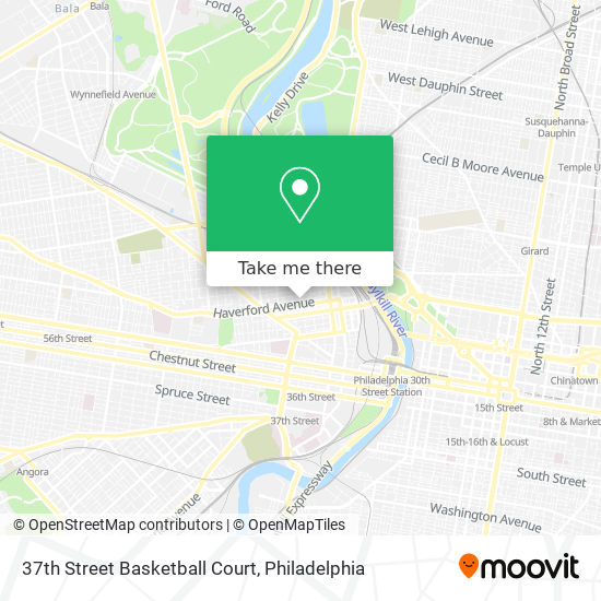 37th Street Basketball Court map