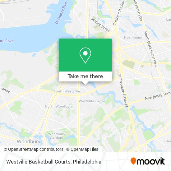 Westville Basketball Courts map