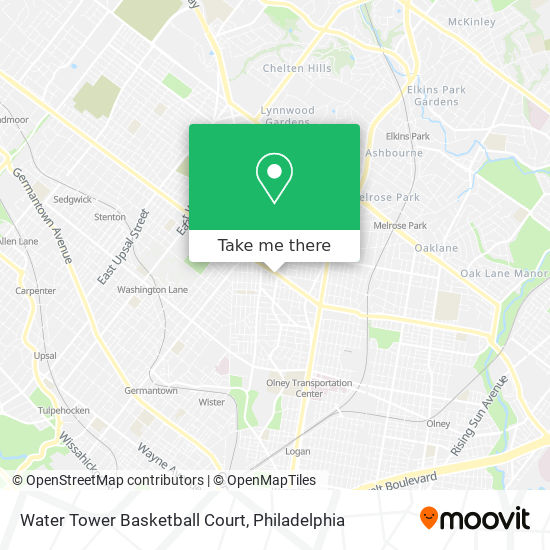 Water Tower Basketball Court map