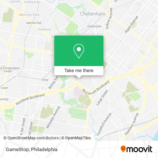 GameStop map
