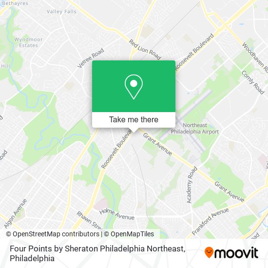 Mapa de Four Points by Sheraton Philadelphia Northeast
