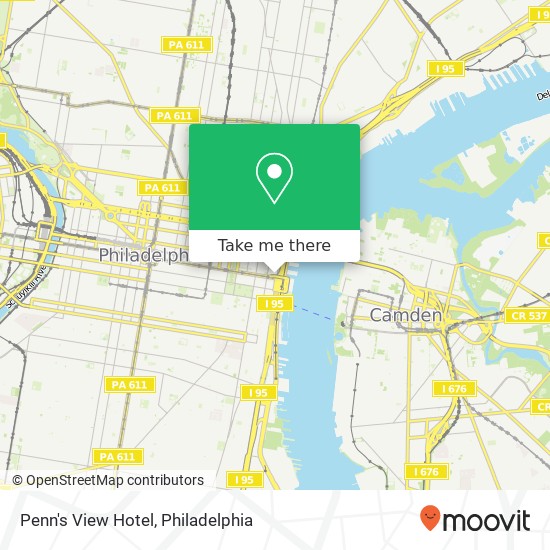 Penn's View Hotel map