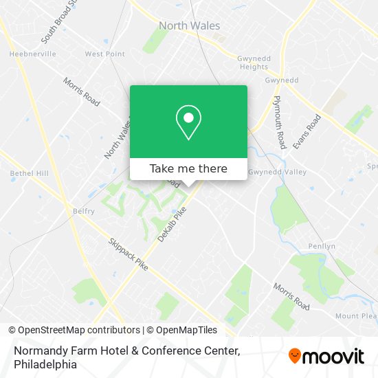 Mapa de Normandy Farm Hotel & Conference Center