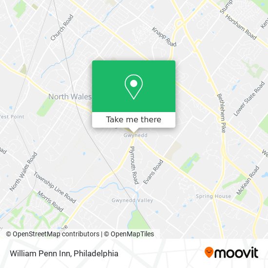 Mapa de William Penn Inn