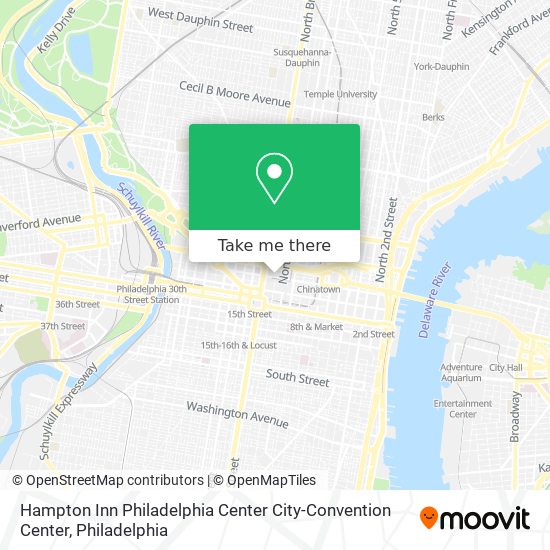 Mapa de Hampton Inn Philadelphia Center City-Convention Center