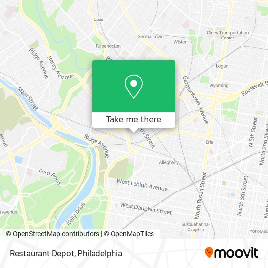 How to get to Restaurant Depot in Philadelphia by Bus, Train, Subway or Light Rail?