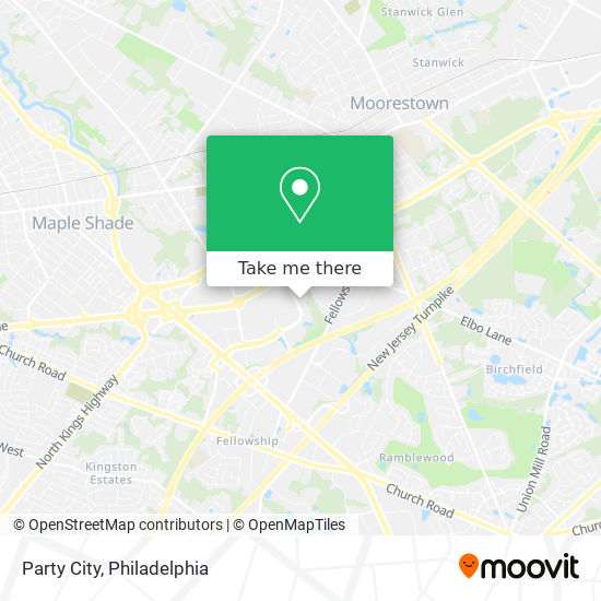 Party City map