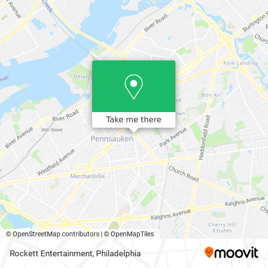 Rockett Entertainment map