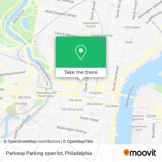 Parkway Parking open lot map