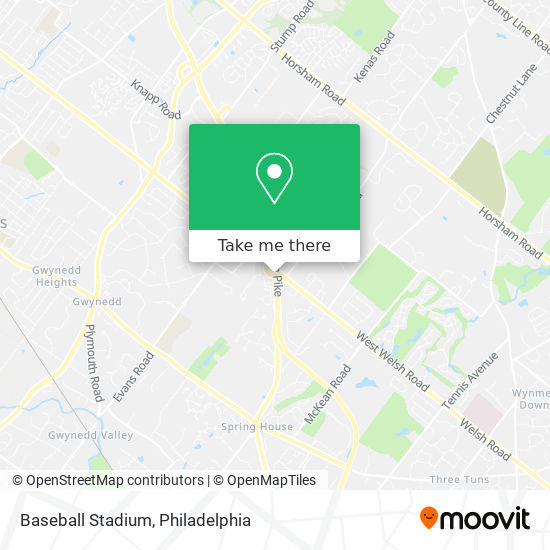 Baseball Stadium map