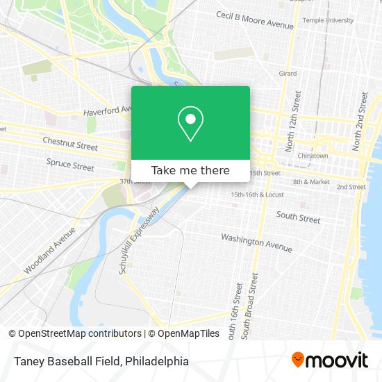 Mapa de Taney Baseball Field