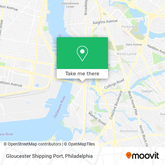 Mapa de Gloucester Shipping Port