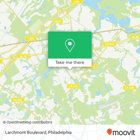 Mapa de Larchmont Boulevard