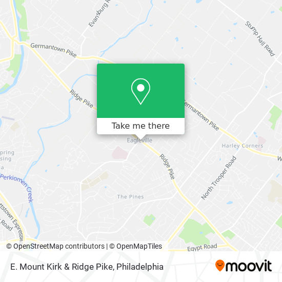 Mapa de E. Mount Kirk & Ridge Pike