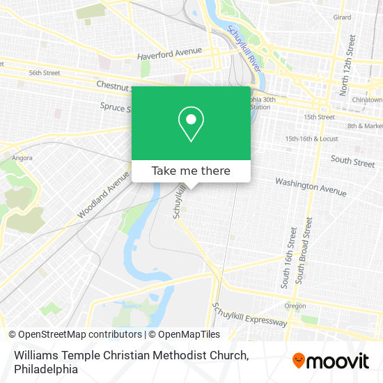 Mapa de Williams Temple Christian Methodist Church