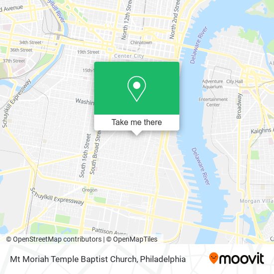 Mt Moriah Temple Baptist Church map